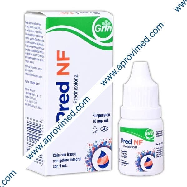 Pred-nf Sol. Oftálmica Fco. Gotero 5 Ml. 10 Mg/1 Ml.