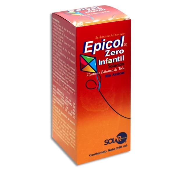 Epicol Zero Solución Infantil Sin Azúcar Fco. 240 Ml.