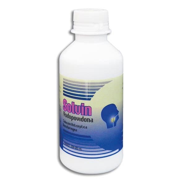 Solvin Solución Antiséptica Bucofaríngea Fco. 120 Ml. 8 G/100 Ml.