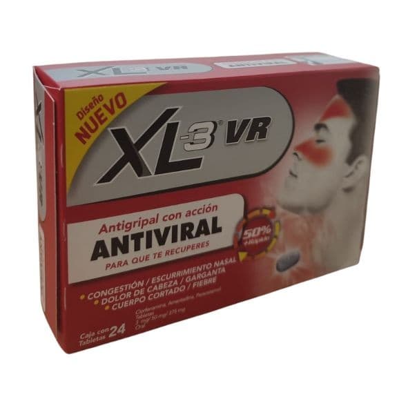 Xl-3 Vr C/24 Tabs. 3/50/375 Mg.