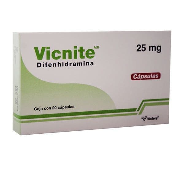 Vicnite C/ 20 Caps. 25 Mg.