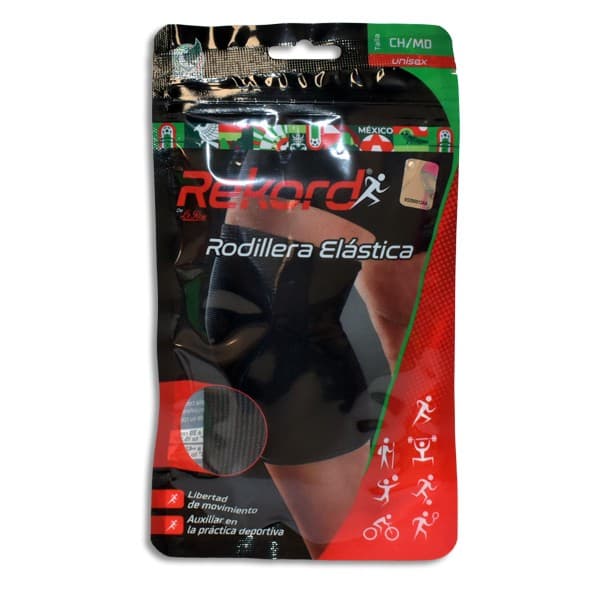 Rodillera Elast. Deportiva "rekord" Unisex T: Ch-md. (36-39cm). C/1 Pza.