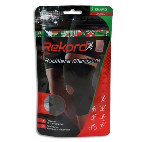 Rodillera Elast. Deportiva Meniscos "rekord" Unisex T: Ch/md. 36-39cm. C/1 Pza.