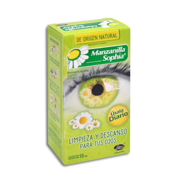 Manzanilla Sophia Sol. Oftálmica Fco. Gotero 15 Ml. 0.25 Mg/1 Ml.