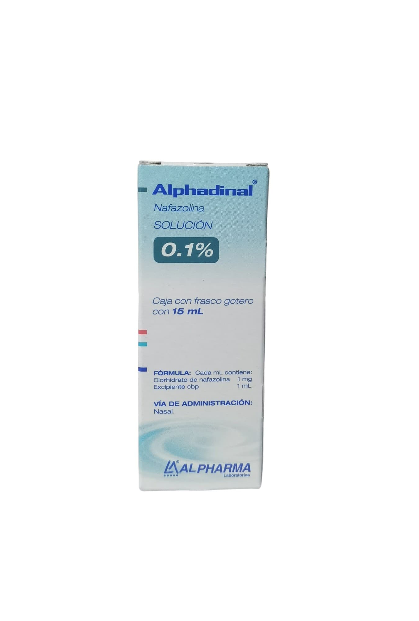 Alphadinal Sol. Nasal 0.1% Fco. Gotero 15 Ml.