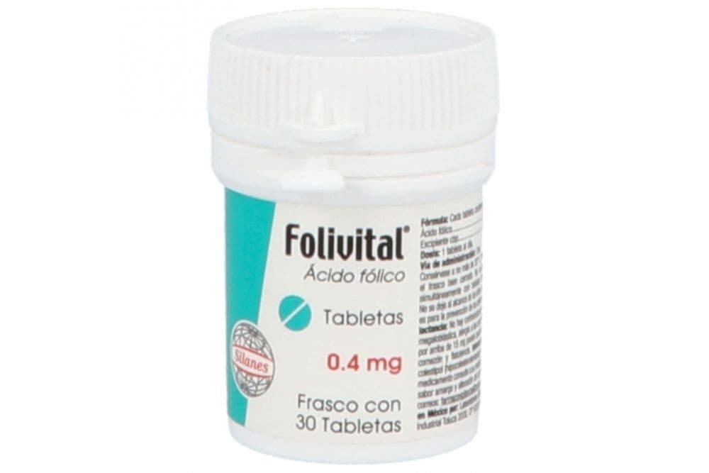 Folivital C/30 Tabs. 0.4 Mg.