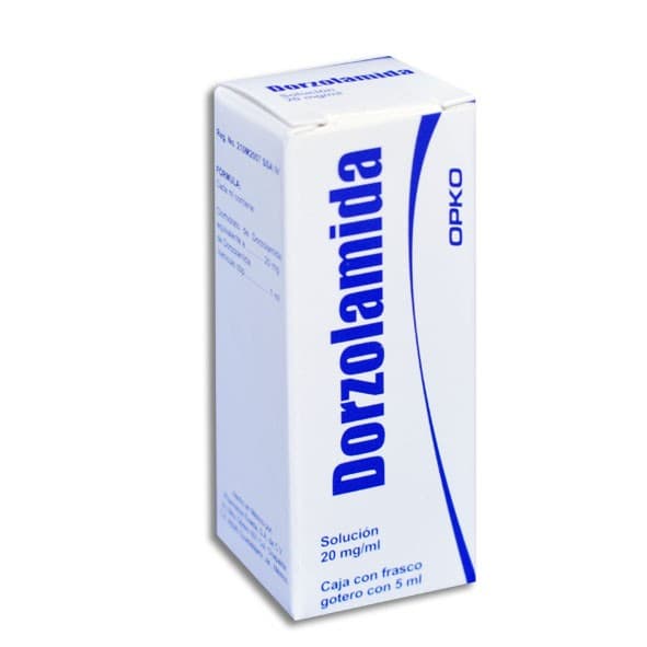 Dorzolamida (opko) Sol. Oftálmica Fco. Gotero 5 Ml. 20 Mg/1 Ml.