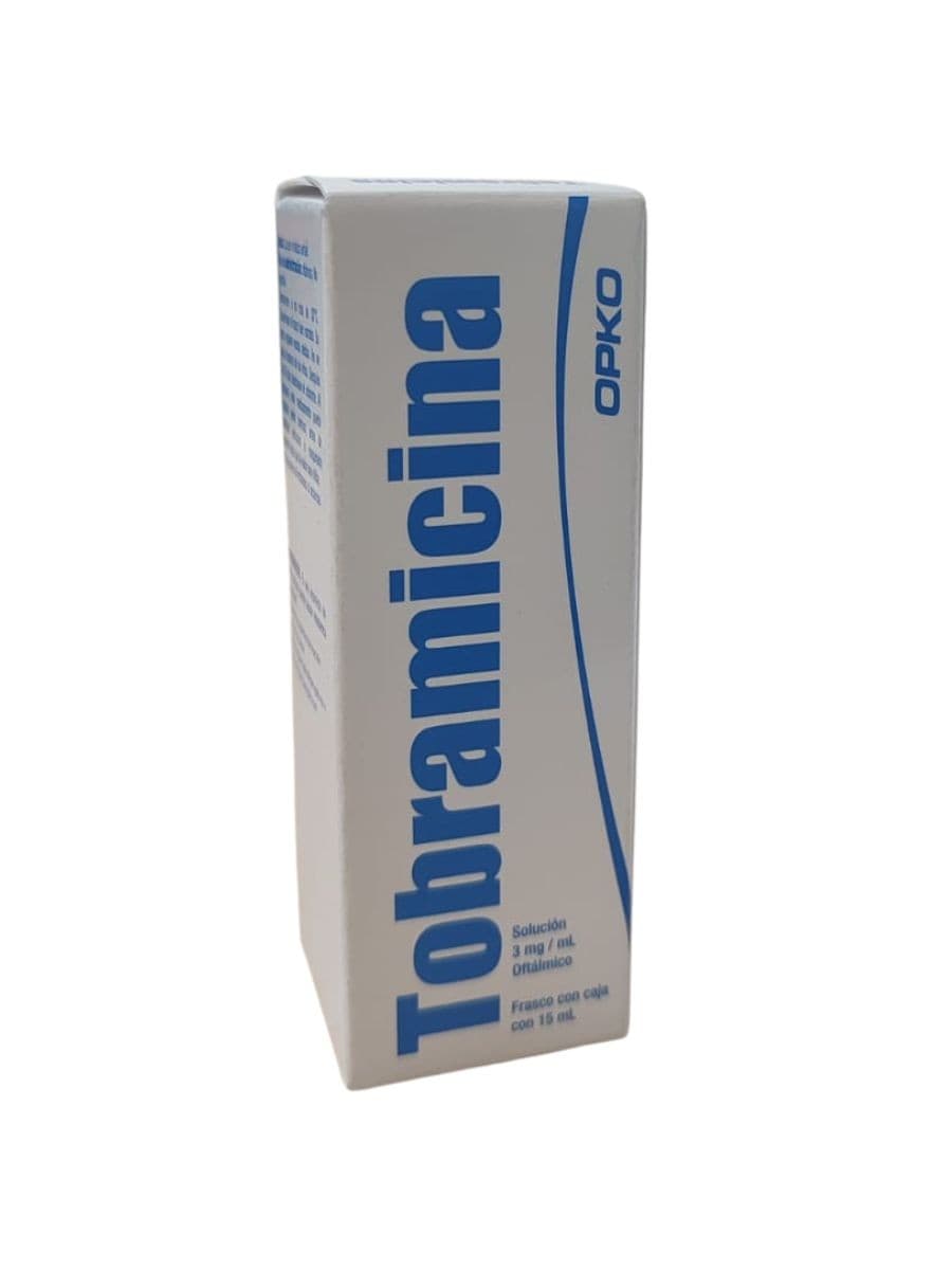 Tobramicina (opko) Sol. Oftálmica Fco. Gotero 15 Ml. 3 Mg/1 Ml.