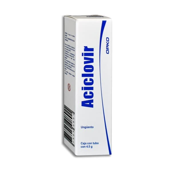 Aciclovir (opko) Ungüento Oftálmico Tubo 4.5 G. 30 Mg/1 G.