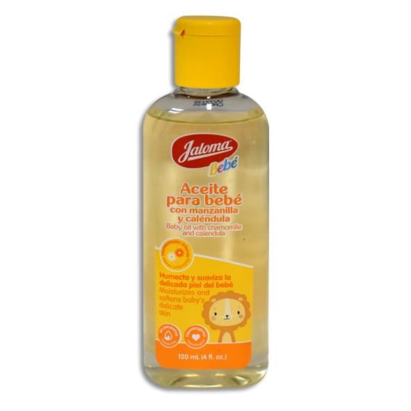 Aceite para Bebé C/manzanilla y Caléndula (jaloma) Fco. 120 Ml.