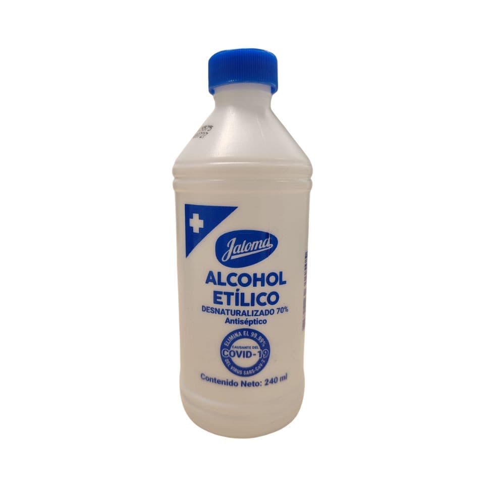 Alcohol Etílico Desnaturalizado (jaloma) 70% Fco. 240 Ml.