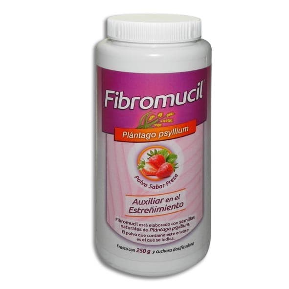 Fibromucil Polvo Sab. Fresa Fco. 250 G. 31.49 G/100 G.