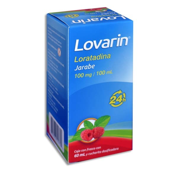 Lovarin 24h Jarabe Fco. 60 Ml. 100 Mg/100 Ml.