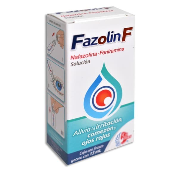 Fazolin-f Sol. Oftálmica Fco. Gotero 15 Ml. 3.0-0.16 Mg/1 Ml.
