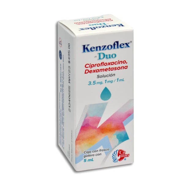 Kenzoflex Duo Sol. Oftálmica Fco. Gotero 5 Ml. 3.5-1 Mg/1 Ml.