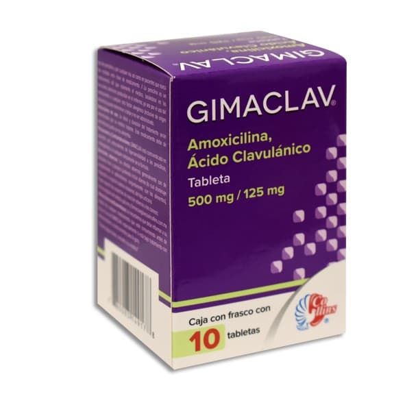 Gimaclav C/10 Tabs. 500/125 Mg.