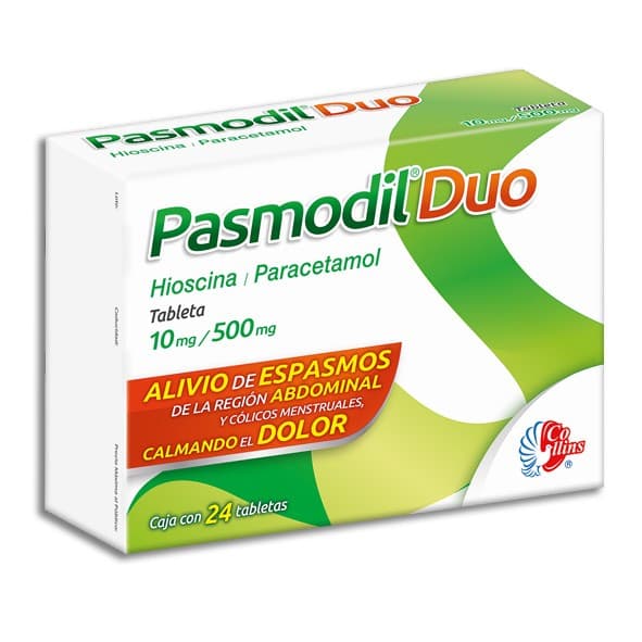 Pasmodil Duo C/24 Tabs. 10/500 Mg.