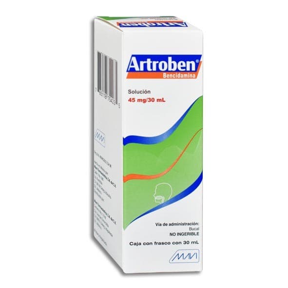 Artroben Sol. Bucal Fco. Atomizador C/30 Ml. 45 Mg/30 Ml.