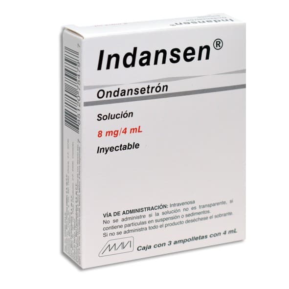 Indansen Sol. Iny. C/3 Amptas. 8 Mg/4 Ml.