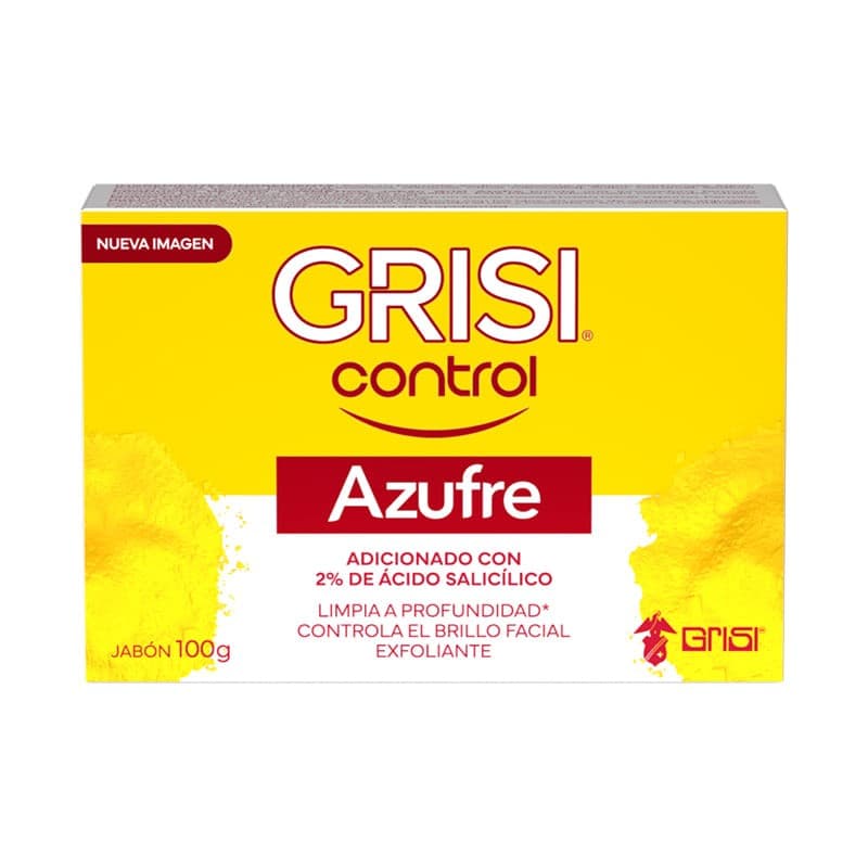 Jabón Control Azufre (grisi) Barra 100 G.