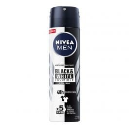 Nivea Men Aerosol Antitranspirante B&w Invisible 72h Fco. 150 Ml.