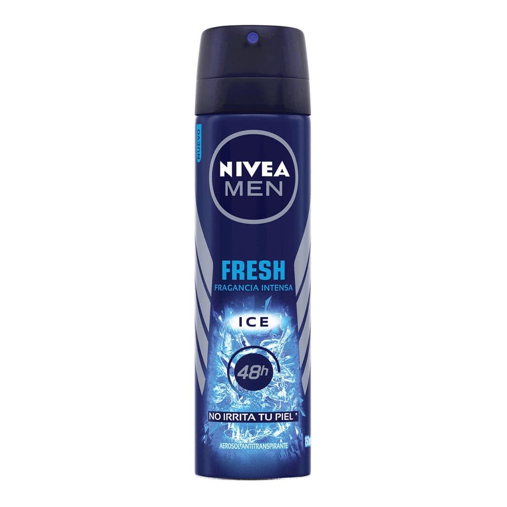 Nivea Men Desodorante Fresh Ice 48h Aerosol 150 Ml.