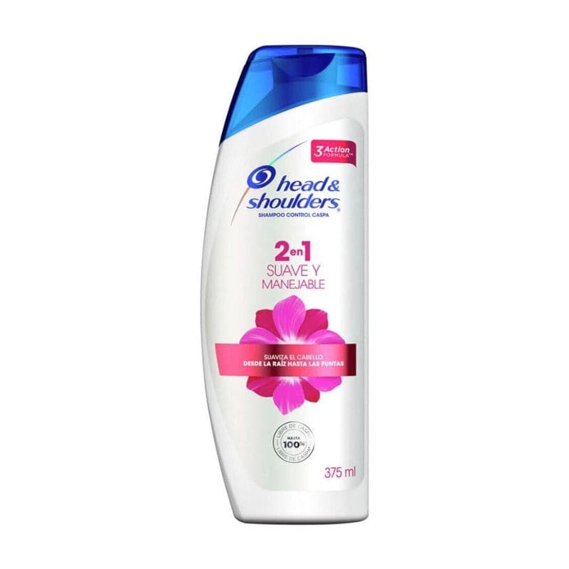 Head&shoulders 2en1 Suave y Manejable Shampoo Fco. 375 Ml.