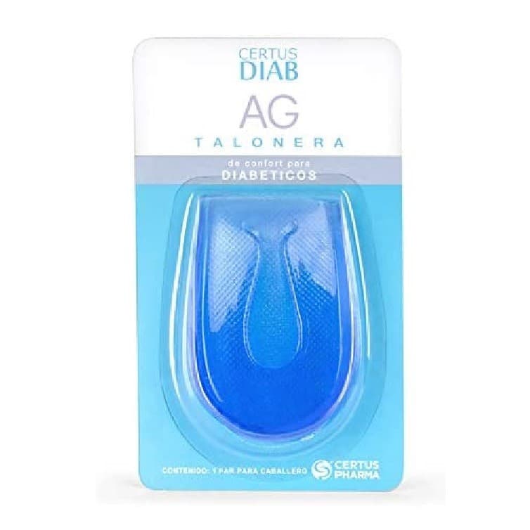 Certus Diab Ag Talonera P/caballero Blister C/1 Par.