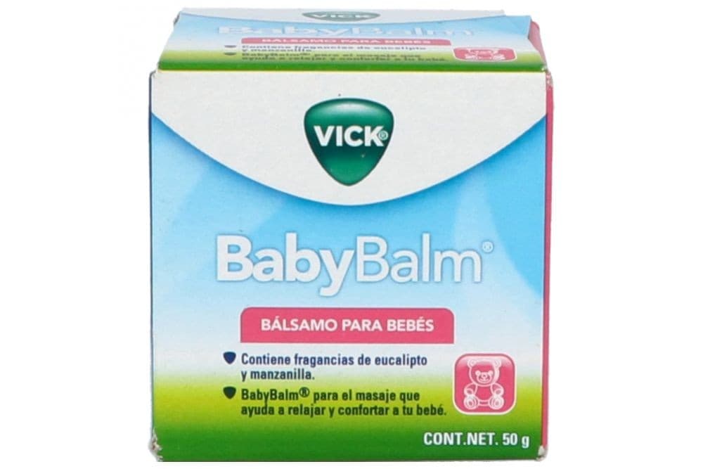 Vick Baby Balm (bálsamo para Bebés) Tarro C/50 G.