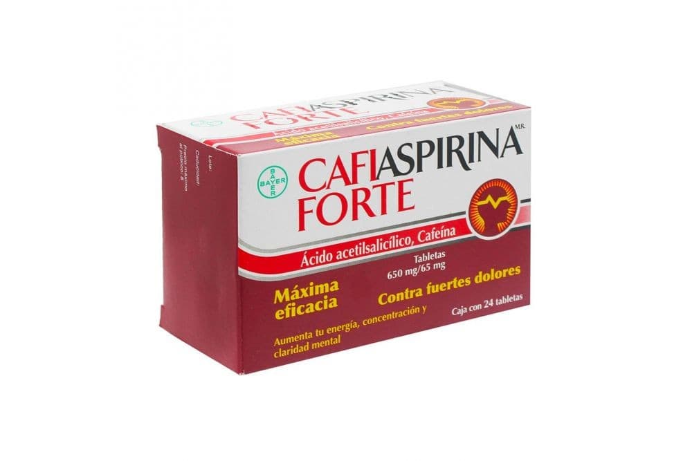 Cafiaspirina Forte C/24 Tabs. 650/65 Mg.