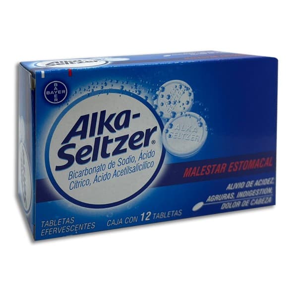 Alka-seltzer C/12 Tabs. Efervs. 1.976/1.0/0.324 G.