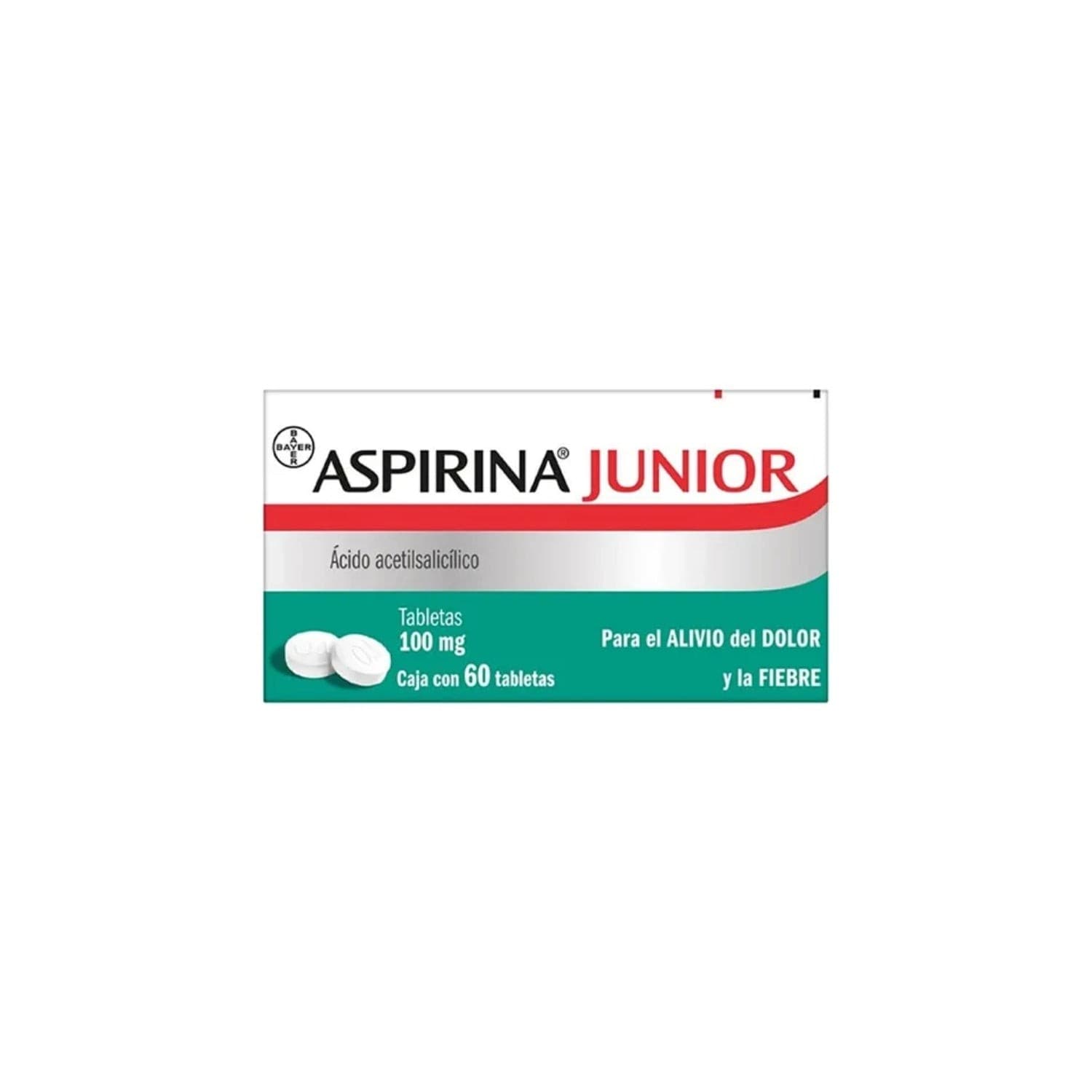 Aspirina Junior C/60 Tabs. 100 Mg.
