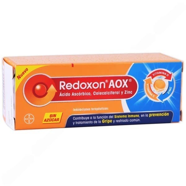 Redoxon Aox C/10 Tabs. Efervs. Sab. Naranja S/a 1000 Mg/400 Ui/10 Mg.