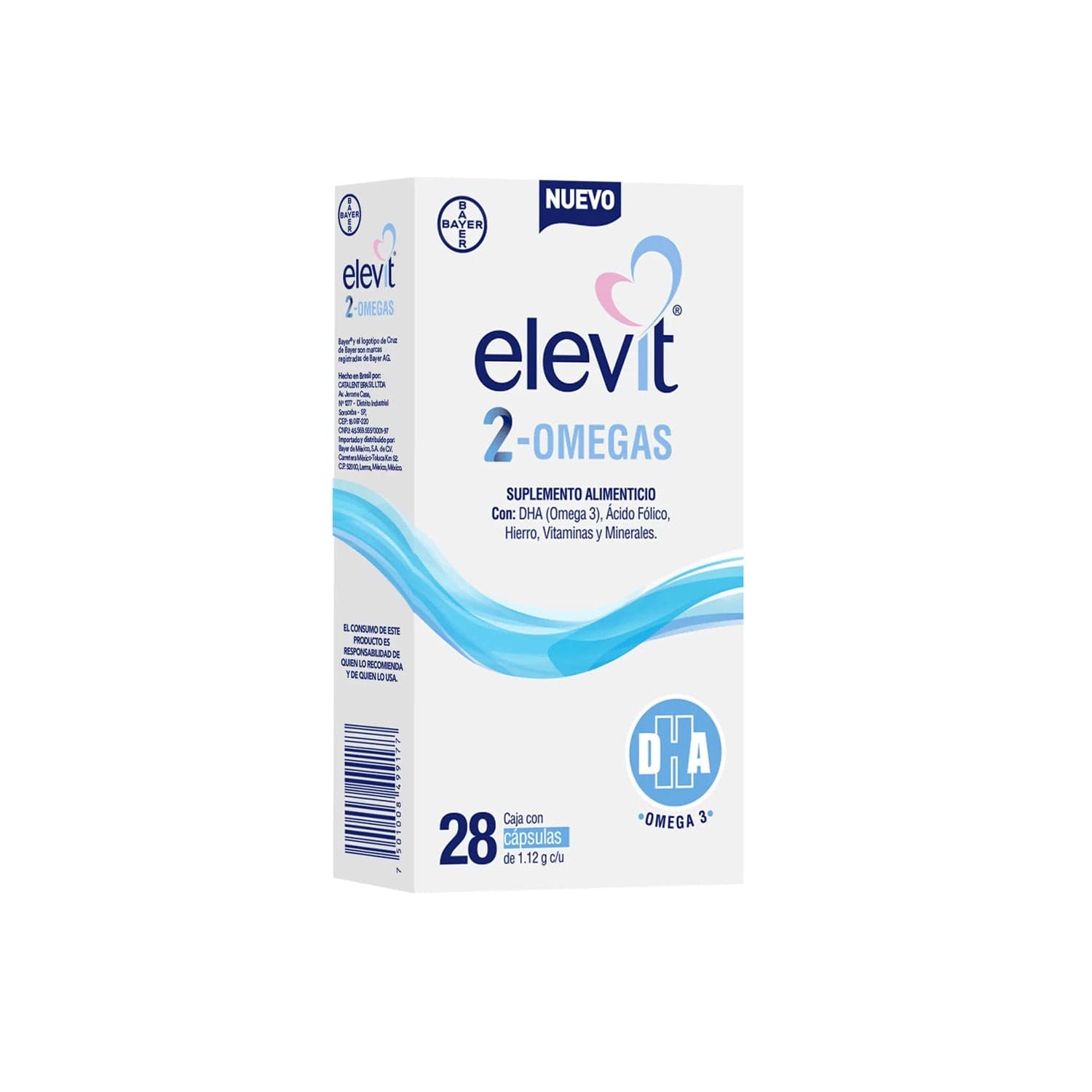 Elevit 2-omegas C/28 Caps. 1.12 G.