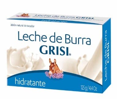 Jabón Hidratante de Leche de Burra (grisi) Barra 125 G.