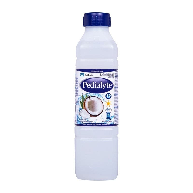 Pedialyte 30 Meq Solución Sabor Coco Fco. 500 Ml.