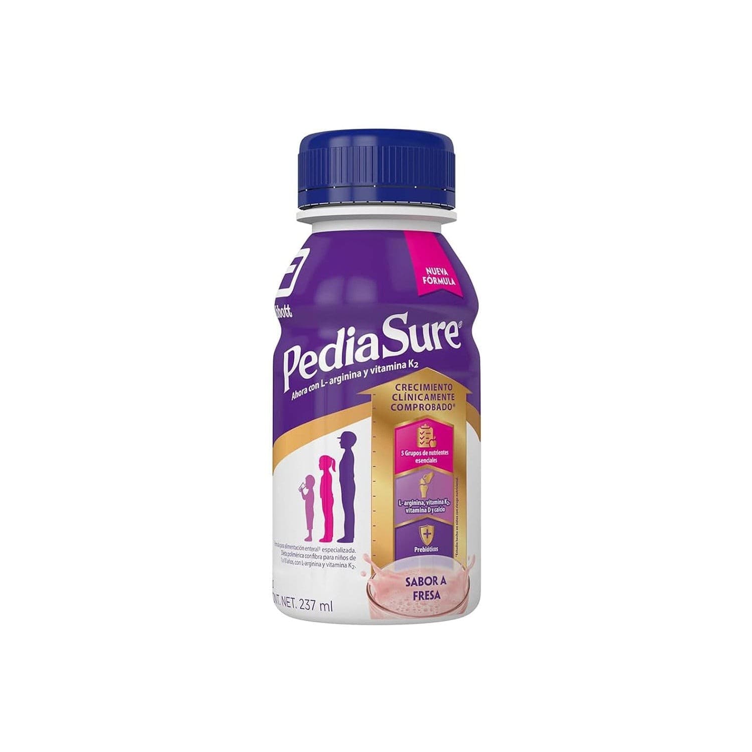 Pediasure Sabor Fresa Susp. Oral 237 Ml.