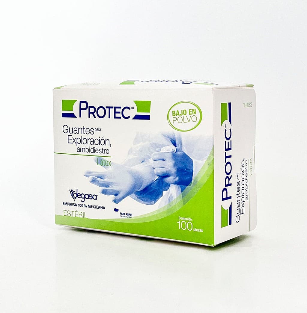 Guante Látex Exploración Estéril (protec) Grande C/1 Pza.
