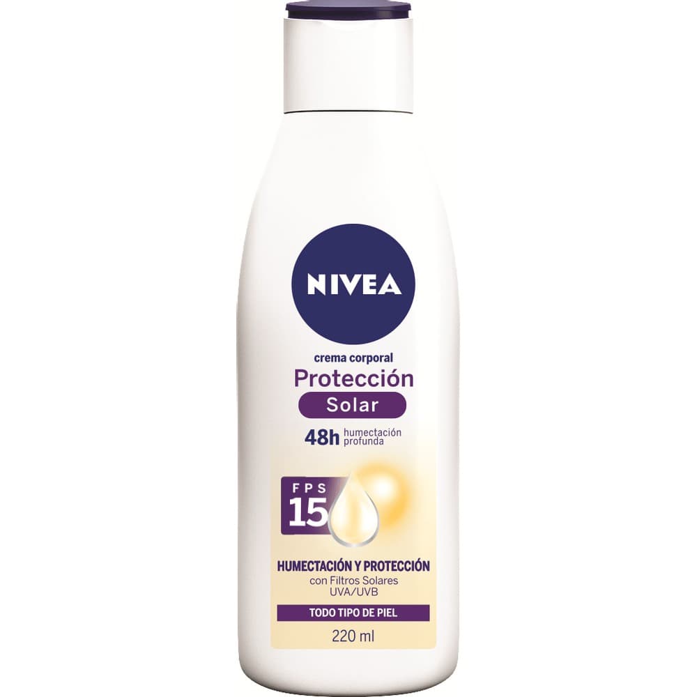 Nivea Proteccion Solar Crema Corporal Fps 15 Fco. 220 Ml.