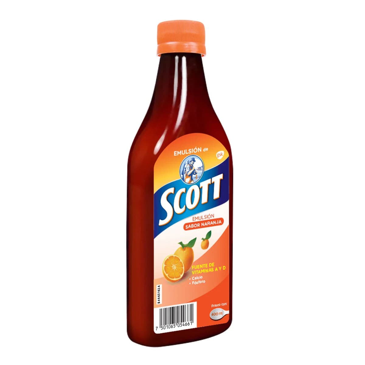 Emulsión de Scott Sabor Naranja Fco. 400 Ml.