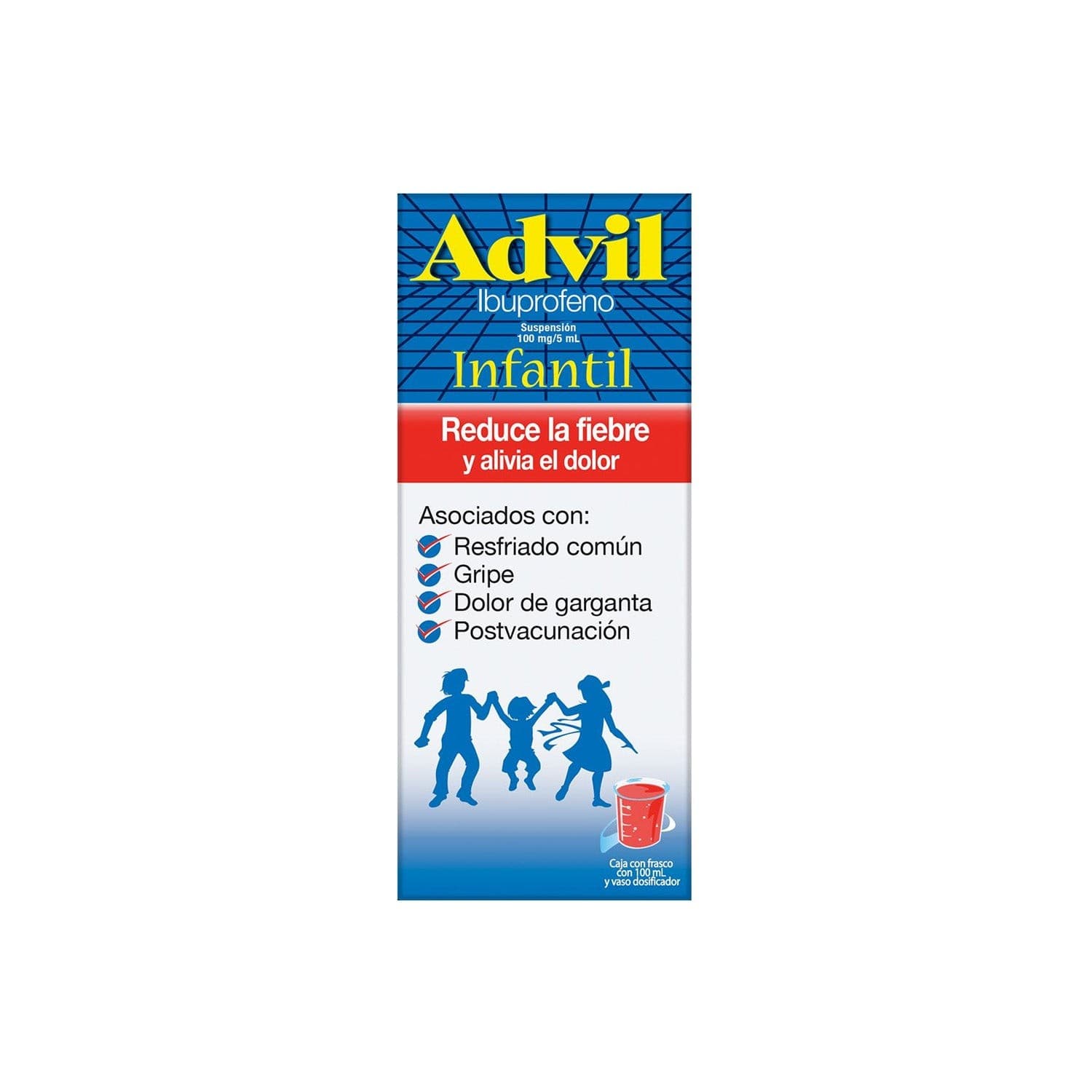 Advil Susp. Infantil Fco. 100 Ml. 100mg/5 Ml.