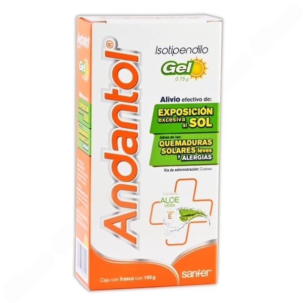 Andantol Gel Fco. 100 G. 0.75 G/100 G.