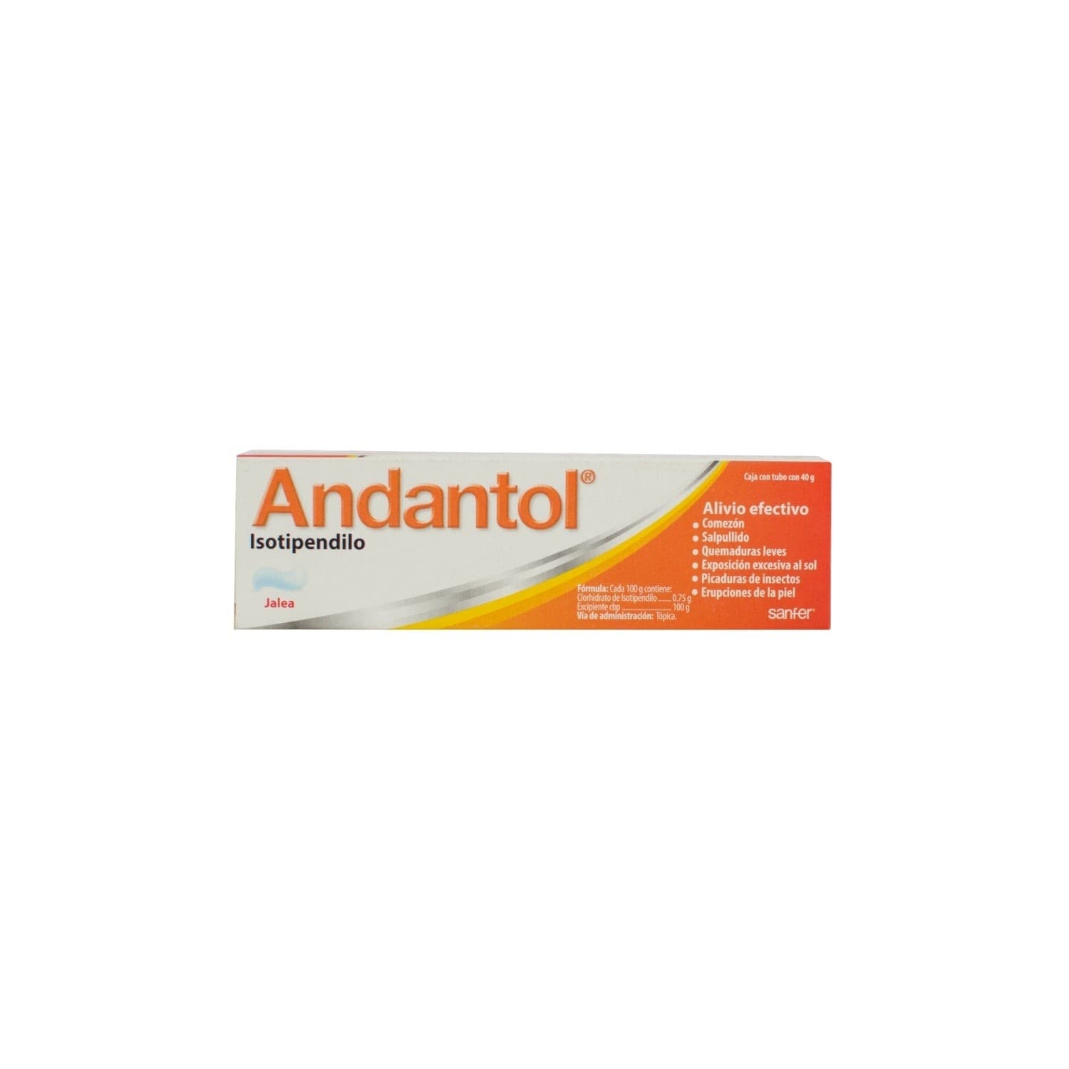 Andantol Jalea Tubo C/40 G. 0.75 G/100 G.