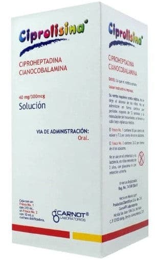 Ciprolisina Sol. Fco. No.1 C/210 Ml. y Fco. No.2 C/10 Ml. 40 Mg-300 Mcg.