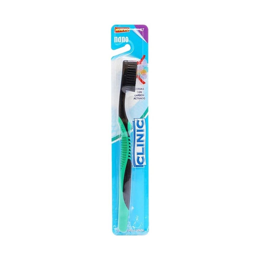 Cepillo Dental (clinic) Nano 67 C/carbón Activado Blister C/1 Pza.