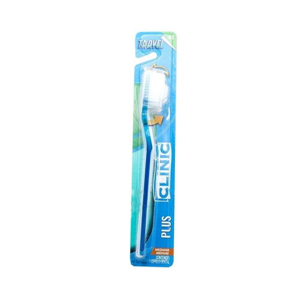 Cepillo Dental (clinic) Travel Plus C/capuchón Blister C/1 Pza.