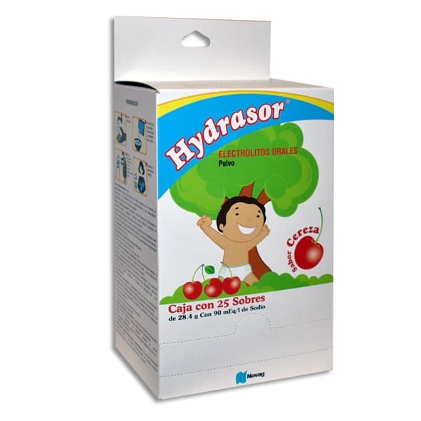 Hydrasor Polvo "sab. Cereza" Exhib. C/25 Sobs. 28.4 G. P/1 L.