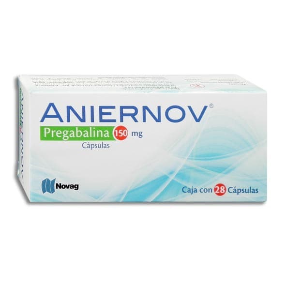 Aniernov C/28 Caps. 150 Mg.