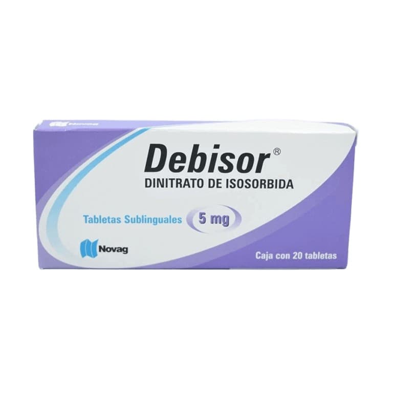 Debisor C/20 Tabs. Sublinguales 5 Mg.