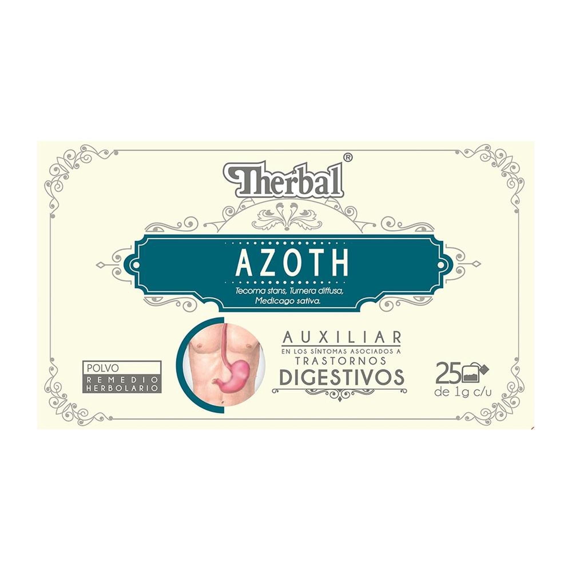Azoth P/infusión C/25 Sobs. 1 G.